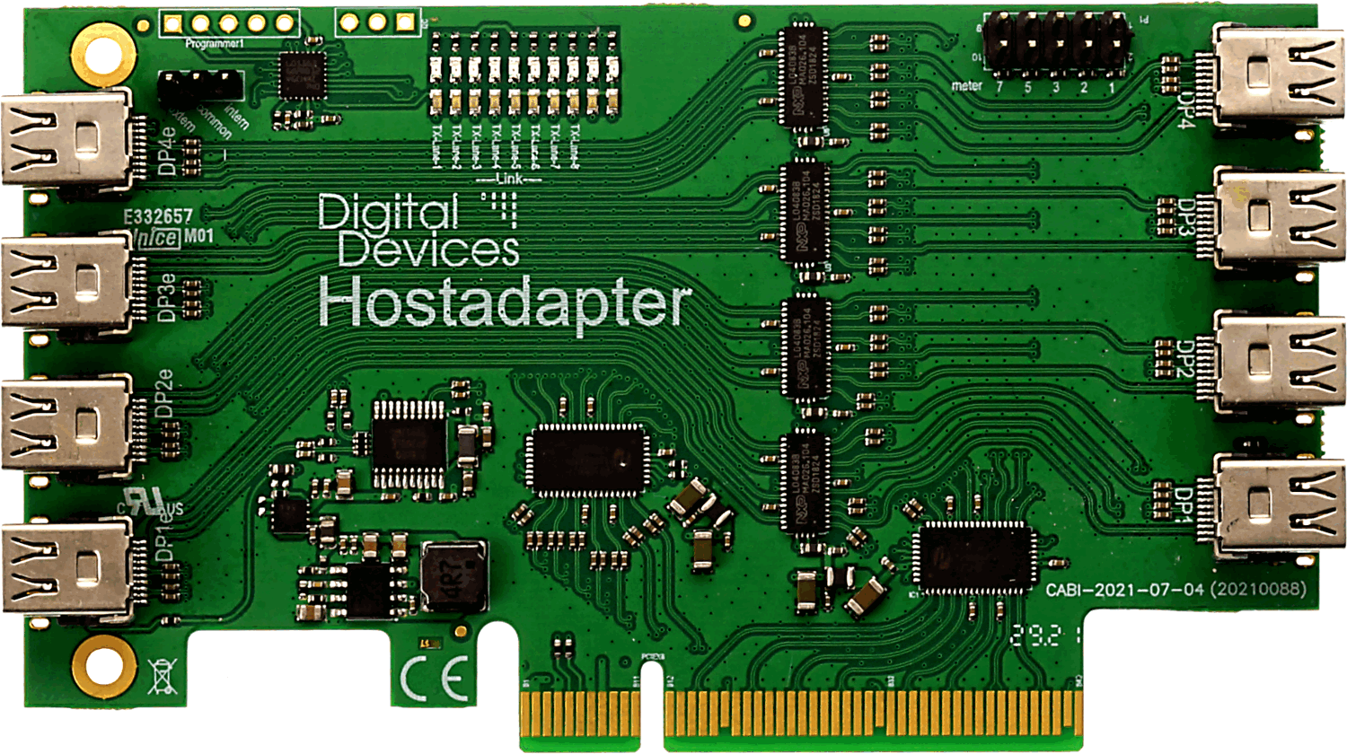 Digital Devices Case #3 PCIe Expander 6x | Backplane & Hostcontroller